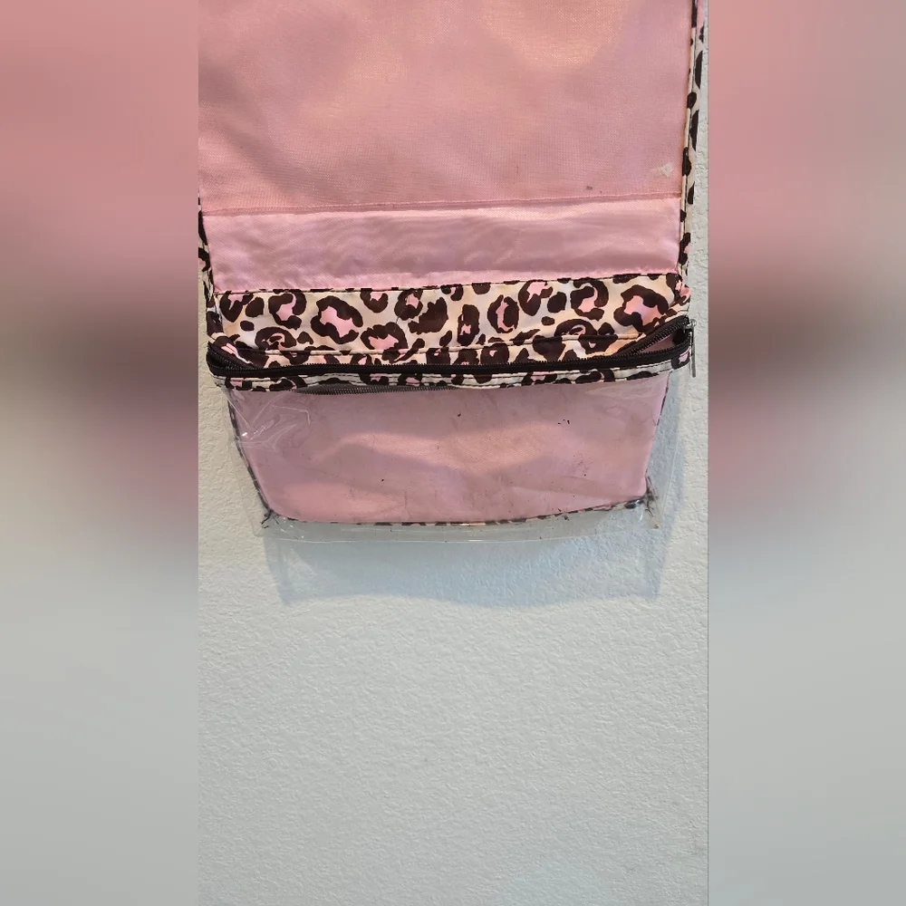 Modella Pink and Brown Closet Organizer with Multiple Compartments